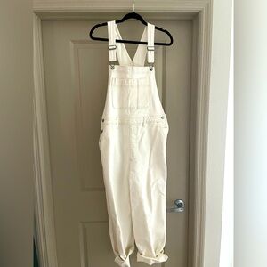 Abercrombie & Fitch Cream Jumpsuit